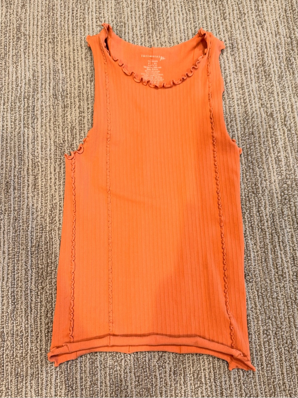 Free People Tank Top with Lettuce Edge - Women's